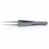 Draper 13193 KNIPEX 92 21 10 ESD Precision Tweezers With Rubber Handles ESD, 123mm -Household Tool Store 13193 1