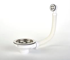 Make PRO011 Stainless Steel Basket Strainer With Overflow