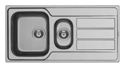 Pyramis 101200130 Athena Stainless Steel 1.5 Bowl Sink & Tap