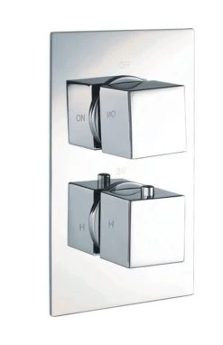 Giavani GIA-SV-DC-BL Dual Square Shower Valve