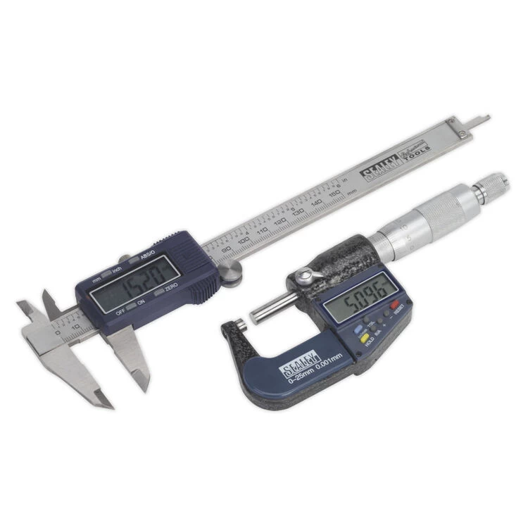 Sealey AK9637D Digital Measuring Set 2pc 3 Sealey AK9637D Digital Measuring Set 2pc