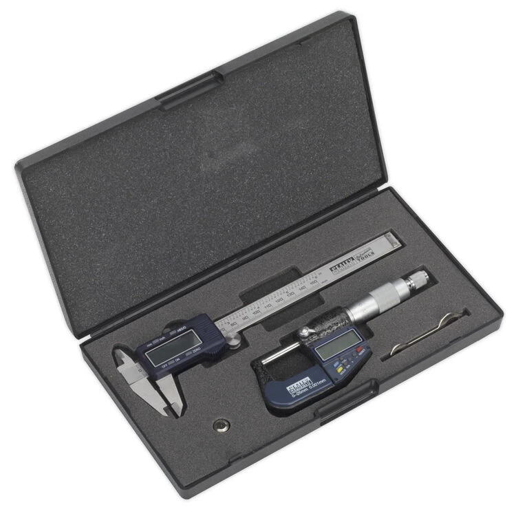 Sealey AK9637D Digital Measuring Set 2pc 4 Sealey AK9637D Digital Measuring Set 2pc - Image 2