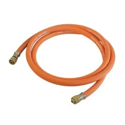 Silverline Gas Hose With Connectors 2m