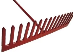 Faithfull Asphalt Rake 16 Flat Teeth - Tubular Steel Shaft -Household Tool Store FAIASP A