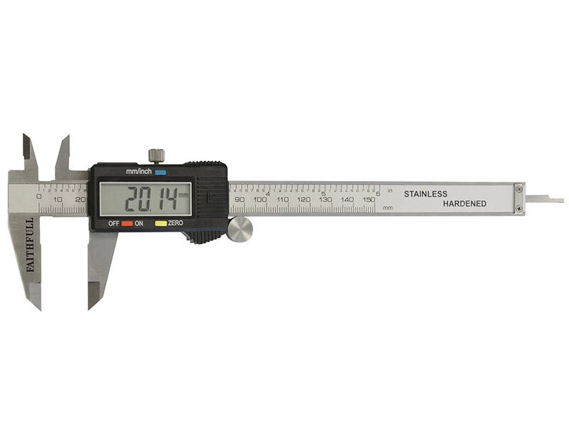 Faithfull Digital Caliper 3 Faithfull Digital Caliper