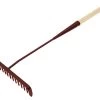 Faithfull Tarmac Rake 16 Round Teeth - Wooden Handled -Household Tool Store FAITAR