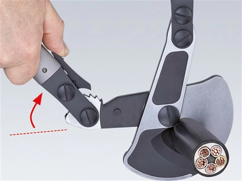 Knipex Ratchet Cable Cutters With Telescopic Handles 570-770mm 4 Knipex Ratchet Cable Cutters With Telescopic Handles 570-770mm - Image 2