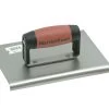 Marshalltown M120D Cement Edger Straight End Durasoft Handle 8 X 6in -Household Tool Store M T120D