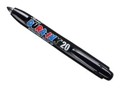 Markal DURA-INK® 20 Retractable Marker - Black (Tub 24) -Household Tool Store MKL96577 A