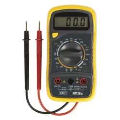 Sealey MM20 Digital Multimeter 8 Function With Thermocouple 7 Sealey MM20 Digital Multimeter 8 Function With Thermocouple -Household Tool Store MM20.V3 STRAIGHT WITH PROBES PIC2