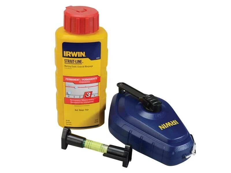 IRWIN® STRAIT-LINE® 64495L STRAIT-LINE® Speedline™ Reel Set 30m (100ft) 3 IRWIN® STRAIT-LINE® 64495L STRAIT-LINE® Speedline™ Reel Set 30m (100ft)