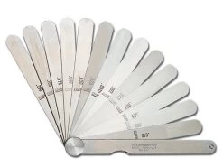 Starrett Metric Feeler Gauge Set 7 Starrett Metric Feeler Gauge Set -Household Tool Store STR467M 1