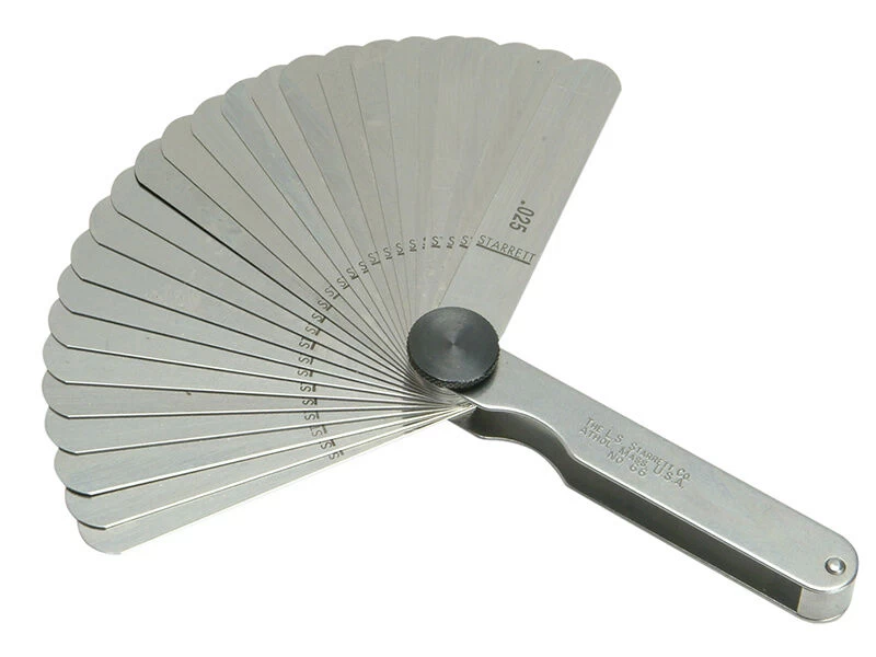 Starrett Imperial Feeler Gauge Set 6 Starrett Imperial Feeler Gauge Set - Image 4