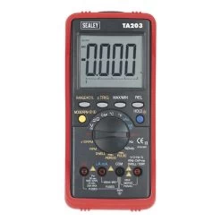Sealey TA203 Digital Automotive Multimeter 15 Function Bar Graph/PC Link -Household Tool Store TA203.V2 DFC0137390