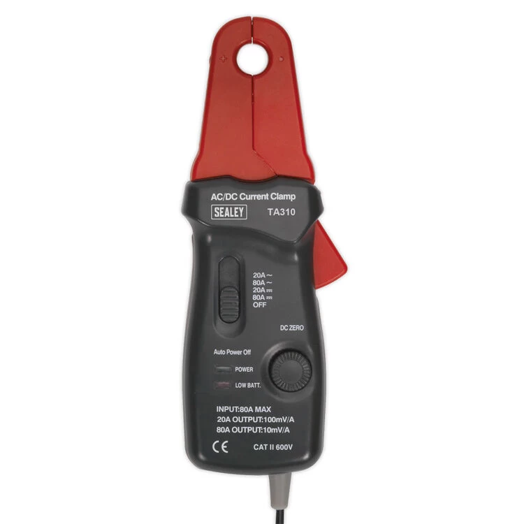 Sealey TA310 Current Clamp 20A/80A AC/DC - 12mm 4 Sealey TA310 Current Clamp 20A/80A AC/DC - 12mm - Image 2