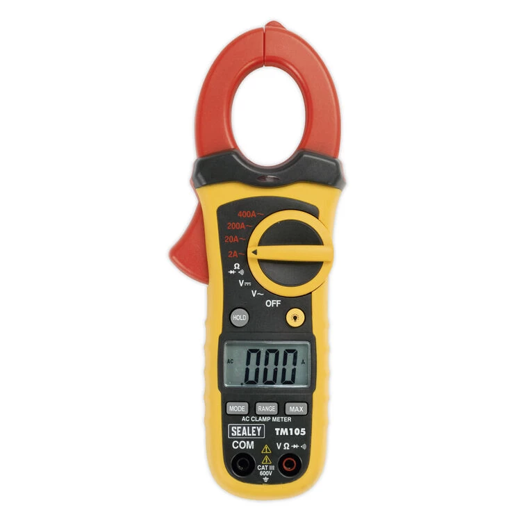 Sealey TM105 Professional Auto-Ranging Digital Clamp Meter NCVD - 6 Function 3 Sealey TM105 Professional Auto-Ranging Digital Clamp Meter NCVD - 6 Function