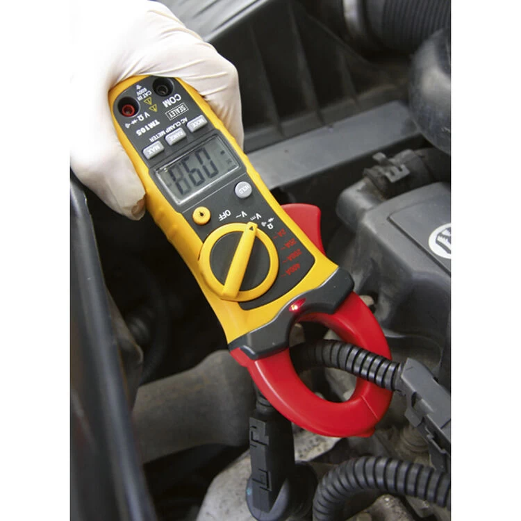 Sealey TM105 Professional Auto-Ranging Digital Clamp Meter NCVD - 6 Function 4 Sealey TM105 Professional Auto-Ranging Digital Clamp Meter NCVD - 6 Function - Image 2