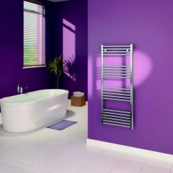 SupaPlumb Chrome Straight Towel Rail -Household Tool Store chrome straight towel rail supaplumb 2
