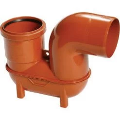 Polypipe UG498 Lowback 'P' Trap (Spigot Outlet/Socket Inlet)