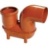Polypipe UG498 Lowback 'P' Trap (Spigot Outlet/Socket Inlet)