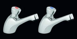 SupaPlumb SPT130 Self Closing Basin Taps