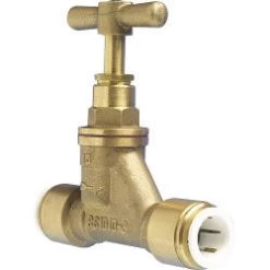JG Speedfit 15BSC Stop Valve - Brass